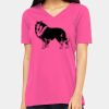 Ladies' Relaxed Jersey V-Neck T-Shirt Thumbnail