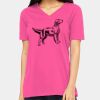 Ladies' Relaxed Jersey V-Neck T-Shirt Thumbnail