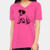 Ladies' Relaxed Jersey V-Neck T-Shirt Thumbnail