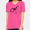 Ladies' Relaxed Jersey V-Neck T-Shirt Thumbnail