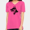 Ladies' Relaxed Jersey V-Neck T-Shirt Thumbnail