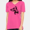 Ladies' Relaxed Jersey V-Neck T-Shirt Thumbnail