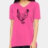 Ladies' Relaxed Jersey V-Neck T-Shirt Thumbnail