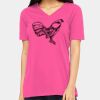 Ladies' Relaxed Jersey V-Neck T-Shirt Thumbnail