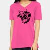 Ladies' Relaxed Jersey V-Neck T-Shirt Thumbnail