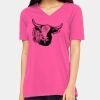 Ladies' Relaxed Jersey V-Neck T-Shirt Thumbnail