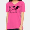 Ladies' Relaxed Jersey V-Neck T-Shirt Thumbnail