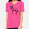 Ladies' Relaxed Jersey V-Neck T-Shirt Thumbnail