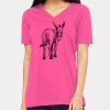 Ladies' Relaxed Jersey V-Neck T-Shirt Thumbnail