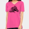 Ladies' Relaxed Jersey V-Neck T-Shirt Thumbnail