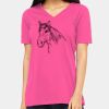 Ladies' Relaxed Jersey V-Neck T-Shirt Thumbnail