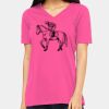 Ladies' Relaxed Jersey V-Neck T-Shirt Thumbnail