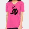 Ladies' Relaxed Jersey V-Neck T-Shirt Thumbnail