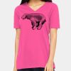 Ladies' Relaxed Jersey V-Neck T-Shirt Thumbnail