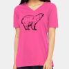 Ladies' Relaxed Jersey V-Neck T-Shirt Thumbnail