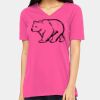 Ladies' Relaxed Jersey V-Neck T-Shirt Thumbnail