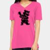 Ladies' Relaxed Jersey V-Neck T-Shirt Thumbnail