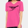 Ladies' Relaxed Jersey V-Neck T-Shirt Thumbnail