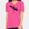 Ladies' Relaxed Jersey V-Neck T-Shirt Thumbnail