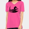 Ladies' Relaxed Jersey V-Neck T-Shirt Thumbnail