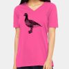 Ladies' Relaxed Jersey V-Neck T-Shirt Thumbnail