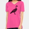 Ladies' Relaxed Jersey V-Neck T-Shirt Thumbnail