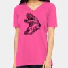 Ladies' Relaxed Jersey V-Neck T-Shirt Thumbnail