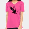 Ladies' Relaxed Jersey V-Neck T-Shirt Thumbnail