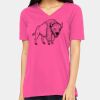 Ladies' Relaxed Jersey V-Neck T-Shirt Thumbnail