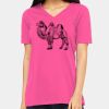 Ladies' Relaxed Jersey V-Neck T-Shirt Thumbnail