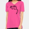 Ladies' Relaxed Jersey V-Neck T-Shirt Thumbnail