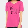 Ladies' Relaxed Jersey V-Neck T-Shirt Thumbnail