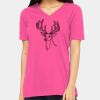 Ladies' Relaxed Jersey V-Neck T-Shirt Thumbnail