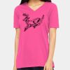 Ladies' Relaxed Jersey V-Neck T-Shirt Thumbnail