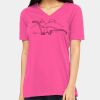 Ladies' Relaxed Jersey V-Neck T-Shirt Thumbnail