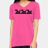 Ladies' Relaxed Jersey V-Neck T-Shirt Thumbnail