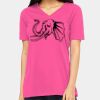 Ladies' Relaxed Jersey V-Neck T-Shirt Thumbnail