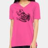 Ladies' Relaxed Jersey V-Neck T-Shirt Thumbnail