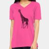 Ladies' Relaxed Jersey V-Neck T-Shirt Thumbnail