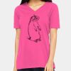 Ladies' Relaxed Jersey V-Neck T-Shirt Thumbnail