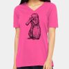 Ladies' Relaxed Jersey V-Neck T-Shirt Thumbnail