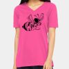 Ladies' Relaxed Jersey V-Neck T-Shirt Thumbnail