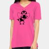 Ladies' Relaxed Jersey V-Neck T-Shirt Thumbnail