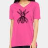 Ladies' Relaxed Jersey V-Neck T-Shirt Thumbnail