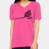 Ladies' Relaxed Jersey V-Neck T-Shirt Thumbnail