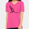 Ladies' Relaxed Jersey V-Neck T-Shirt Thumbnail