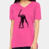 Ladies' Relaxed Jersey V-Neck T-Shirt Thumbnail