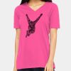 Ladies' Relaxed Jersey V-Neck T-Shirt Thumbnail