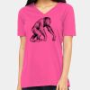 Ladies' Relaxed Jersey V-Neck T-Shirt Thumbnail