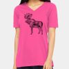 Ladies' Relaxed Jersey V-Neck T-Shirt Thumbnail